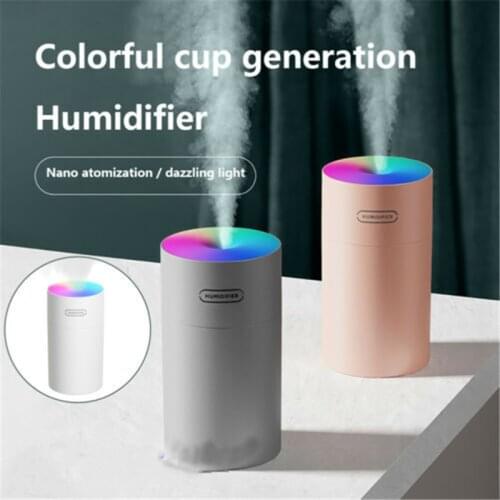 ELOOLE 270ml Electric Aroma Air Humidifier USB Car Atomizer LED Night Light Home Defuser Household Mute Air Purifying Humidifier