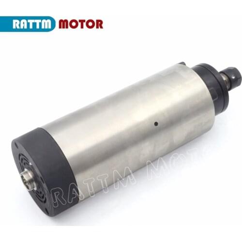 1.5KW 220V 8A Air cooled Spindle motor ER16 80x200mm For CNC Router ENGRAVING MILLING GRIND