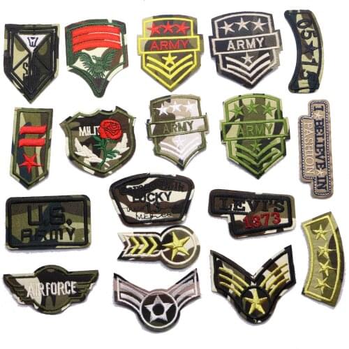 Camouflage Arc Custom Name Tape Text Military Embroidery Patch Black Letter Chest Service Morale Tactical DIY Badge