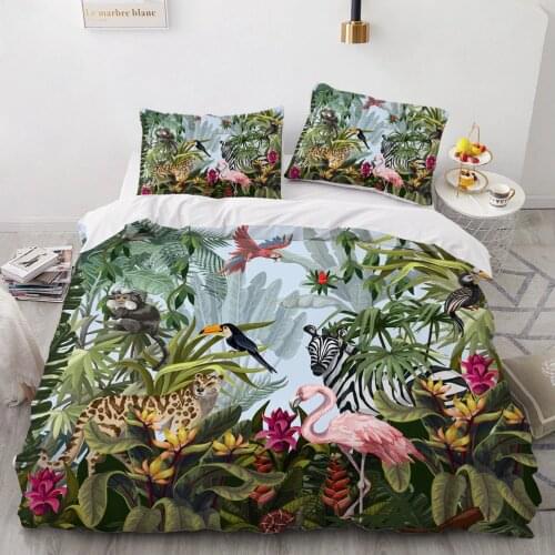 Classic 3D Design Custom Bedding Set Comforter Quilt Cover Double King Queen Double Single Size Home Textile