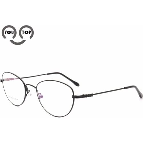 YOUTOP Round Optical Frames Mens Fashion Eyeglasses Males Circle Striped Memory titanium eyewear 5504