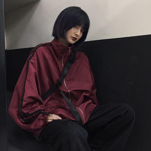 Jackets Women BF Style Chic Harajuku Sun-proof Leisure Spring Couples Jacket Zipper High Street trend simple Popular Outwear