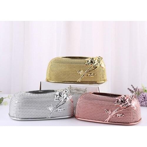 Hot Tissue Box Simple Pumping Tray Napkin Tray Hotel Living Room Household Pumping Tray