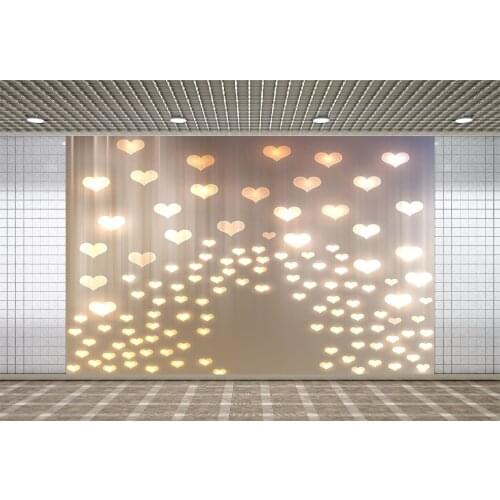 Lyavshi Love Bokeh Romantic Backdrop Halo Still Life Valentines Party Room Decor Photography Background For Photo Studio Props
