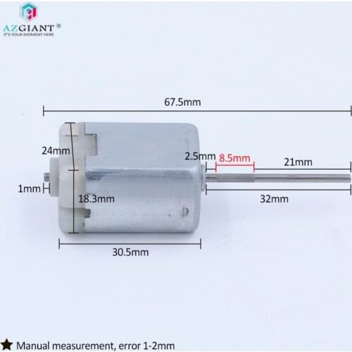 Micro Motor FC-280DR 32MM FC-280 280 12V 10400RPM FC280 ribbed Shaft car door lock motor,headlight motor