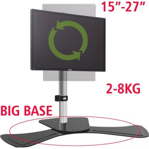 DL-FE110 Desktop 15-27" grommet clamp base LCD LED Monitor Holder Arm TILT Full Motion TV Mount Loading 2-8 kgs