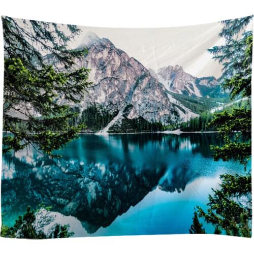 Natural Landscape Tapestry Wall Hanging Cloth Bed Spread Beach Towel Table Cloth YogaMat House Decoration Living Room Decoration