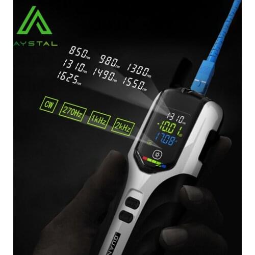 NEW Mini Multifunction Optical Power Meter Rechargeable Battery Power Meter G7 OPM Color LCD Screen Fiber Optic Power Meter