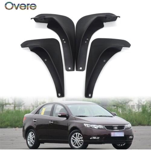 Overe Car Front Rear Mudguards For 2008 2009 2010 2011 2012 KIA Cerato/ Forte 4Doors Sedan Car-styling 1Set Mudflaps Accessories