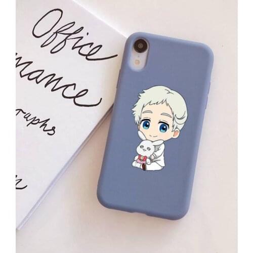 TOPLBPCS The Promised Neverland anime Phone Case for iphone 11 12 mini pro max 7 8 plus 6 6s x xs max xr coque