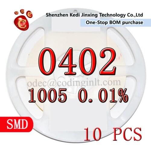 0402 0.01% one ten-thousandth smd resisitor 3.83K 1K 13K 15K 20K 5PPM 10PPM
