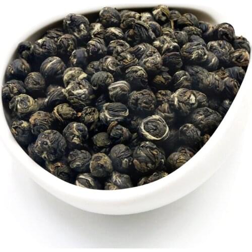 2021 Fresh Natural Organic Premium Chinese Jasmine Green Chinese Tea Jasmine Dragon Pearl Fragrance Slimming Flower Kung Fu Tea