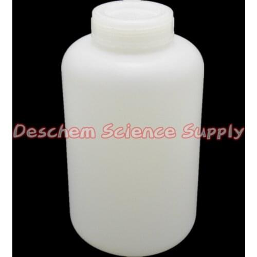 5000mL Plastic Reagent Bottle Wide Mouth 5L Chemistry HDPE Sample Flask