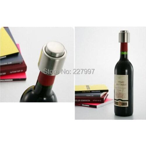 Free Shipping by DHL or Fedex 500 PCS Hot Sale Stainless Steel Vacuum Sealed Red Wine Bottle Spout Liquor Flow Stopper Pour Cap