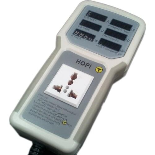 Digital Electric Power Energy Meter Tester Monitor Watt Meter Analyzer energy saving lamps tester HP9800 0-9999KW EU plug