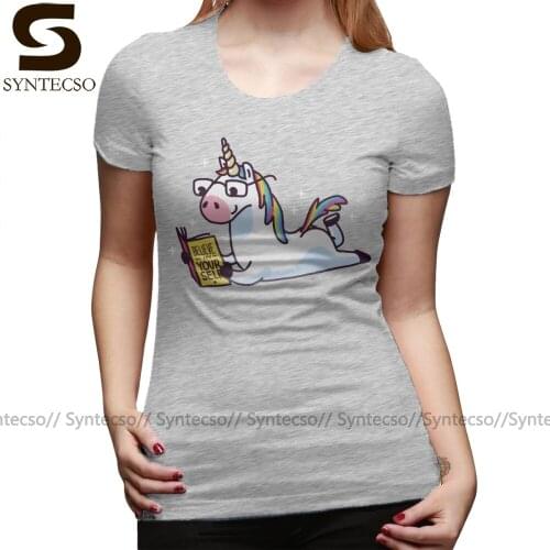 Poop Unicorn T-Shirt Unicorn Believe In Yourself Magically Fabulous II T Shirt O Neck Cotton Women tshirt Ladies Tee Shirt