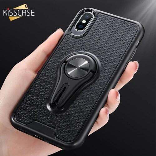 KISSCASE Armor Phone Case For Xiami MI 9t pro Redmi Note 5 7 6 Pro 7A 6A Car Outlet Bracket Case For Redmi 5plus Xiaomi 9 8 Lite