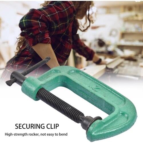 Forged Heavy G-clamp Heavy-duty Cast Steel Securing Clip with Wide Jaw Opening and T-bar Handle for Quick and Easy Installation