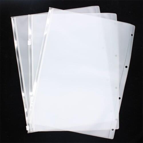 KSCRAFT A4 Metal Cutting Die Storage Sleeves Bags with Zipper 3pcs