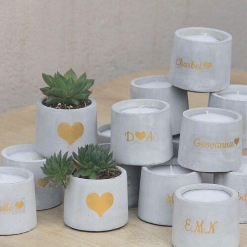 Square Round Concrete Container Mould Candle Container Cement Mould Cement Candle Cup Mould Candle Holder Mould Flower Pot Mould