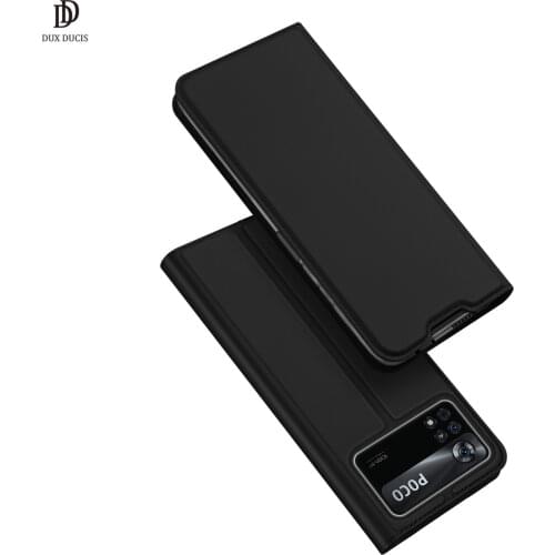 For Redmi K30 / Redmi K30i / Xiaomi Poco X2 DUX DUCIS Skin Pro Series Flip Case Cover Full Protection Steady Stand Card Slot