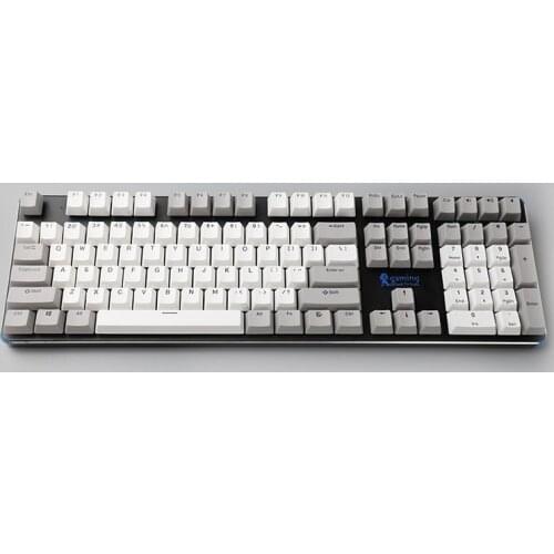 PBT dolch 108 keys engraved MX cross mechanical keyboard key cap does not drop words do not oil