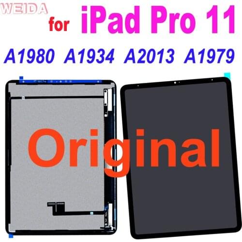 Original for iPad Pro 11 A1980 A1934 A2013 A1979 LCD Display Touch Screen Digitizer Assembly Replacement for iPad Pro 11" Lcd