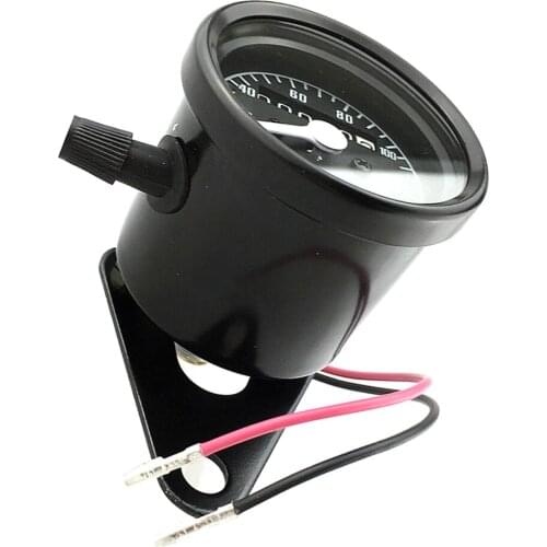 Universal Motorcycle 12V Dual Odometer Speedometer Gauge LED Backlight for ATV Quad Dirt BIke, 140km/h