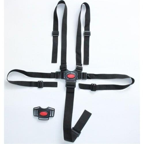 Universal Baby 5 Point Harness Safe Belt Seat Belts For Stroller High Chair Pram Buggy Children Baby Belt Stroller Accessories
