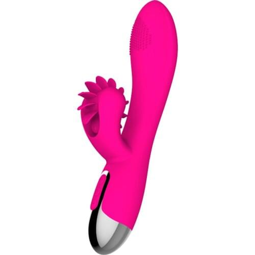 10 Speed Dual Vibrator G-spot Vagina Shocker Sex Product USB Rechargeable Female Masturbation Roller Dildo Vibrator For woman