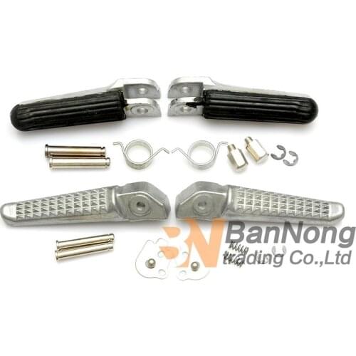 High quality motorcycle Front & Rear Footrests Foot pegs For Honda CBR250 CBR400 NSR250 VFR400 RVF400