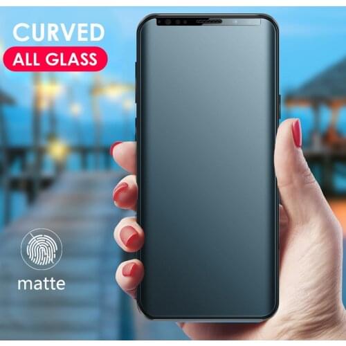 UV Liquid glue Matte Tempered Glass For Samsung Galaxy S20 Ultra S8 S9 S10 plus Note 9 10 Anti Peeping Privacy Screen Protector