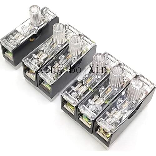 10PCS/set FS-101 Din Rail Mount Single Pole 6X30mm Fuse Holder Glass fuse 6*30 tube fuse casing FS101