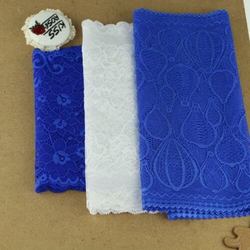 17-25CM DIY Handmade Hair Decoration Wide Elastic Stretch Lace Trimmings wedding dress skirt lace