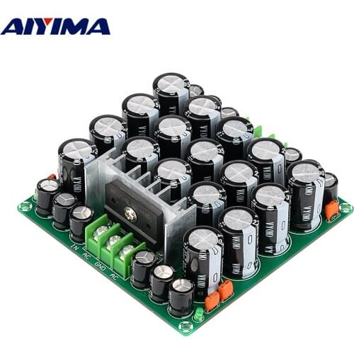 AIYIMA 25A Rectifier Filter Preamplifier Power Supply Audio Rectifier Board 2200uF 35V High Power Current DIY For Home Theater