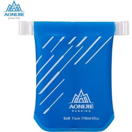AONIJIE 170ml TPU Folding Water Bottle Soft Marathon Cup Water Bag Cup Kettle For Outdoor Sports Exercise Running