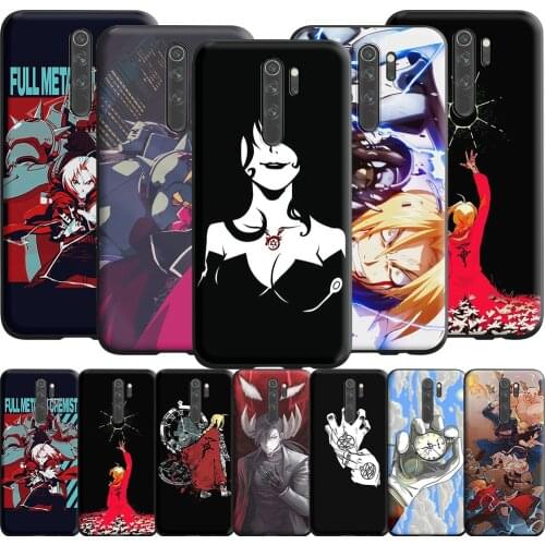 Full Metal Alchemist Brotherhood Case for Redmi Note 9s 9 8 7 10 10s 10T K40 9T 9C 9A 10X Pro Prime NFC