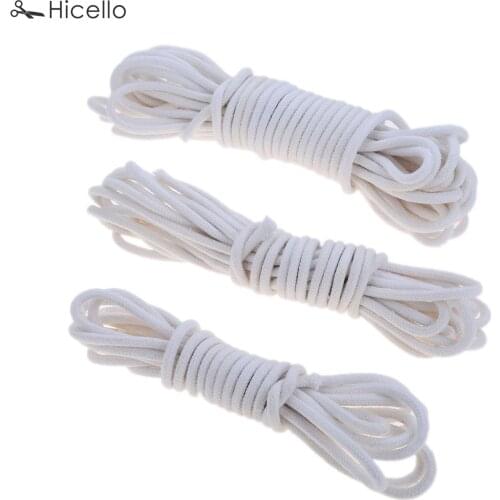 4m/6m/10m Lamp Wick Cotton Core Candle Making DIY 6mm Mellow Full Plump Villus Oil Burner Kerosene Lamp Alcohol Lighting Hicello