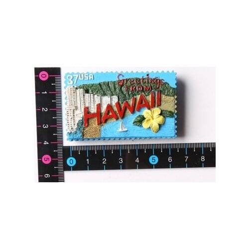 Hawaii Features travel fridge stickers