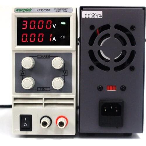 DC SWITCHING POWER SUPPLY KPS303DF WANPTEK POWER LIMITING CURRENT SETTING VOLTAGE AND CURRENT SUPPLY MACHINE DEVICE