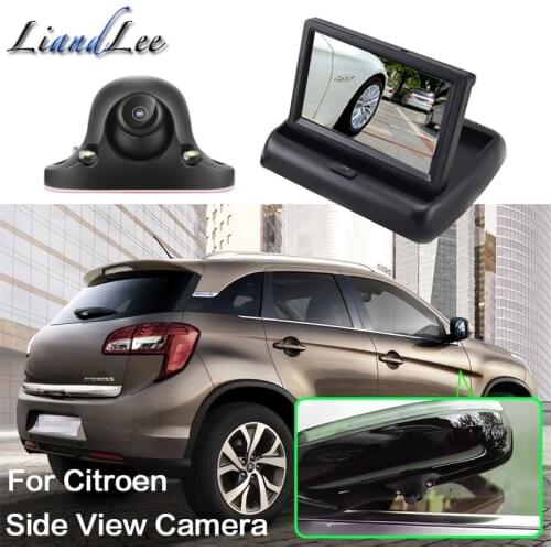 For Citroen C1 C2 C3 C4 Parking Regal assist Camera Image Car Night Vision HD Front Side Rear View CAM Right Blind Spot Camera