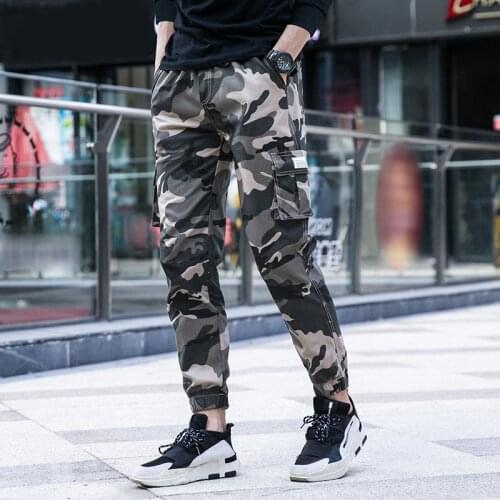 Camouflage Overalls For Men Summer Thin Bf Wind Nine Split Overalls For Men Popular Logo Strappy Overalls For Men