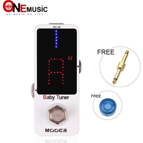 Mooer Baby Tuner Effect Guitar Pedals A High Precision Tuning Micro Pedals Monaural Jack Design True Bypass Switch pedal