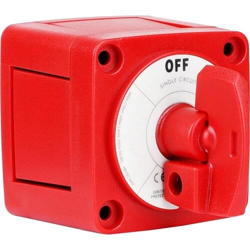 Single Circuit Switch Waterproof M-Series Mini 12-48V 100-300A RV Car Boat Battery Selector Isolator Disconnect Switches