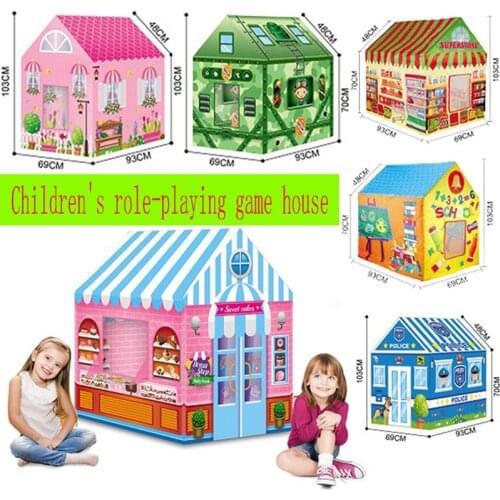 Childrens Play Tent Boy Girl Indoor Outdoor Toys Portable Foldable Secret Garden Play Ball Pit Pool Toy Kids Cosplay Game House