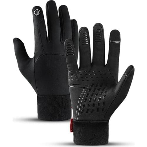 Unisex Touchscreen Full Finger Gloves Winter Thermal Warm Cycling Bicycle Sking Mitten Outdoor Camping Hiking Motorcycle Gloves