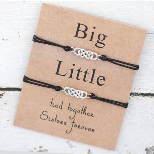 Simple Twist Bracelet Big Little Sorority Wish Bracelet Friendship Infinity Bracelet Bracelet Men Women Jewelry Accessories