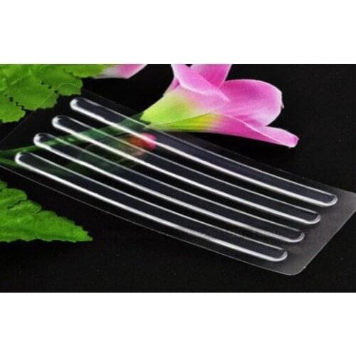 Heel care transparent paste stripe as antifriction invisible heel paste antislip silicone sticky cushion as foot care series