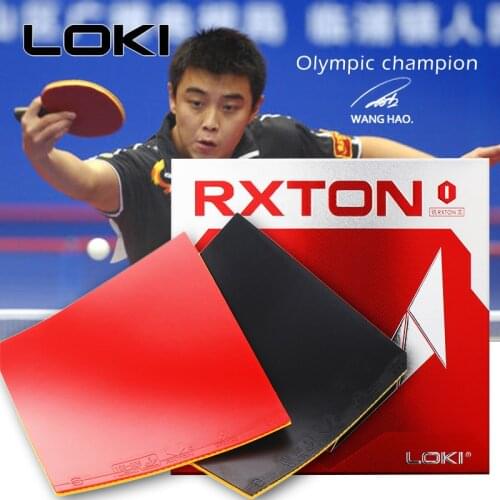 Loki RXTON 1 Table Tennis Rubber ITTF Approved Sticky Ping Pong Rubber with Hard Cake Sponge for Quick Attack Offensive