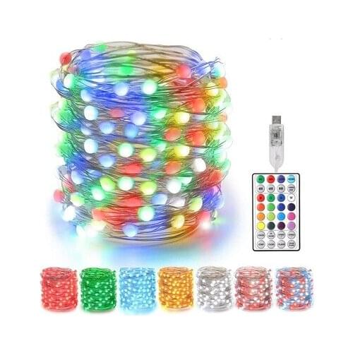 RGB Led Strip 5V Led Lights for Room Bedroom TV Christmas Wedding Decoration USB Fairy Lights String Bluetooth Remote Control